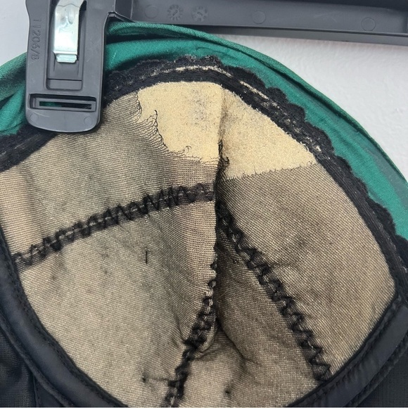 Vintage Sam Carlin Lace Overlay Strapless Dress Green Black Size 10 - Picture 7 of 14